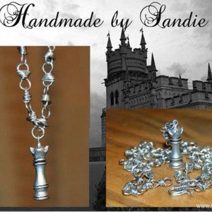 'Chess' Piece Handmade Necklace